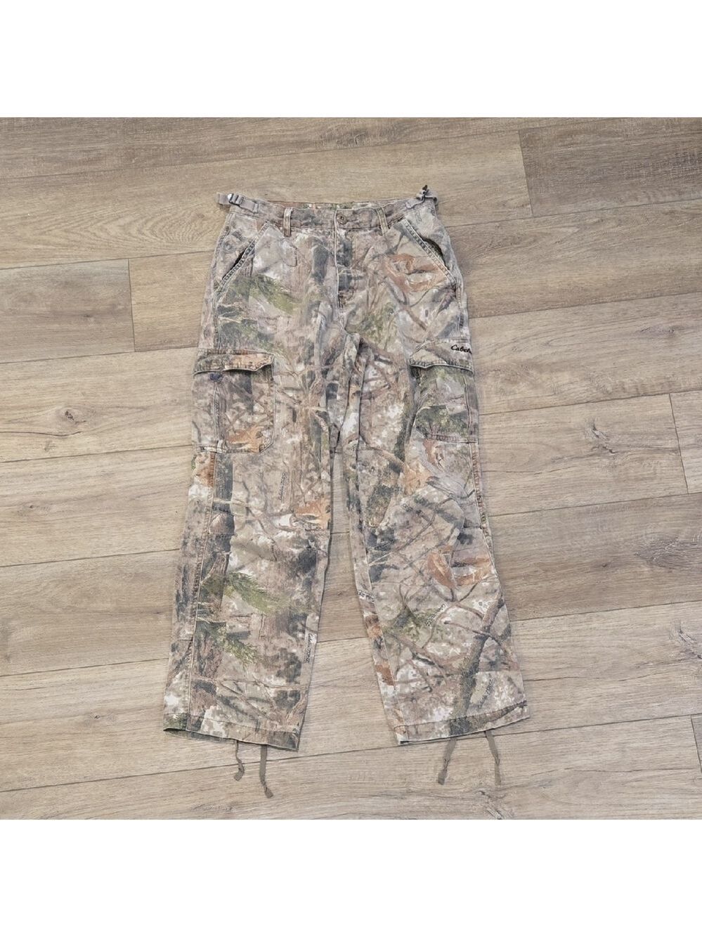 Cabela's Realtree Woodland Camouflage Cargo Pants Women's Size 18 S